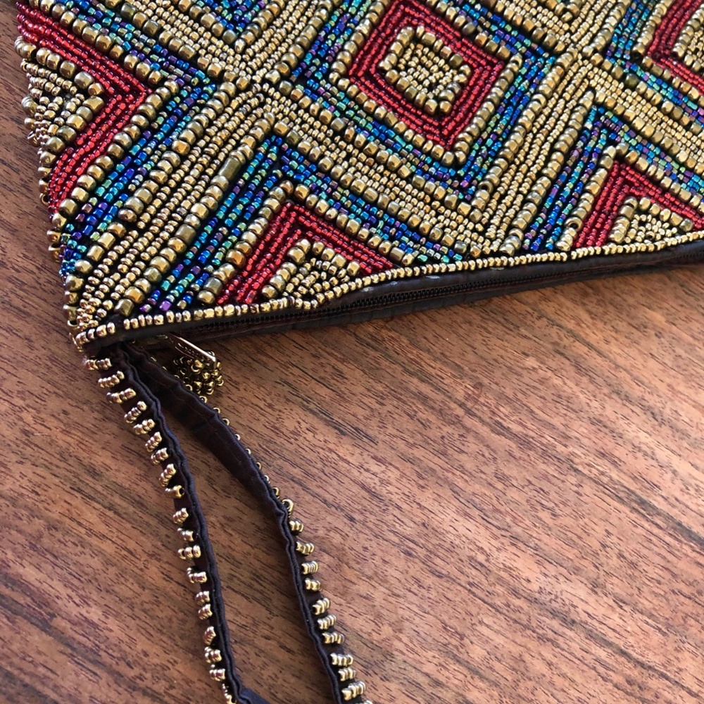 Handmade Beaded Clutch - Picture 4 of 4